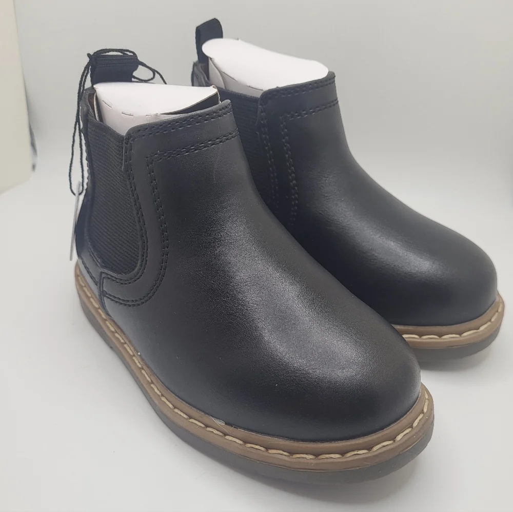 Jumping Beans Black Toddler Chelsea Boots - Unisex NWT